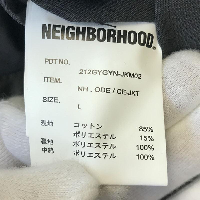 【美品】  NEIGHBOR HOOD / ネイバーフッド | 2021AW | × GRIP SWANY NH . ODE / CE-JKT ODE バックロゴ カバーオール グリップスワニー | L | ブラック | メン｜kldclothing｜08