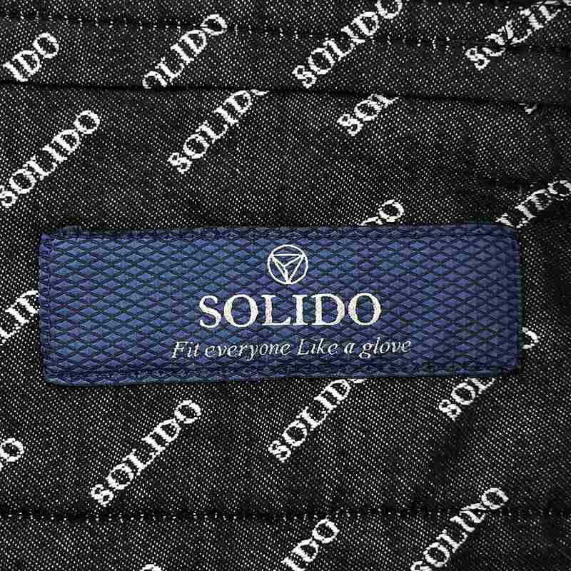 SOLIDO / ソリード | コットン ストレッチ イージーパンツ | 1 | ブラック | メンズ｜kldclothing｜06
