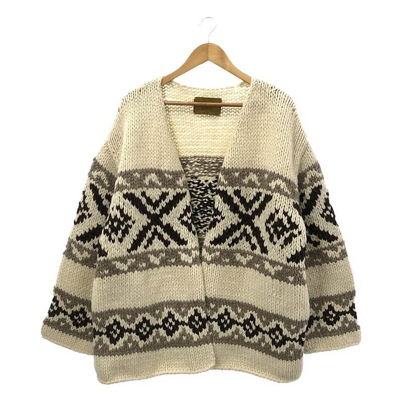 NOWOS 【美品】 / ノーウォス | ウール ノルディック柄 カウチン  