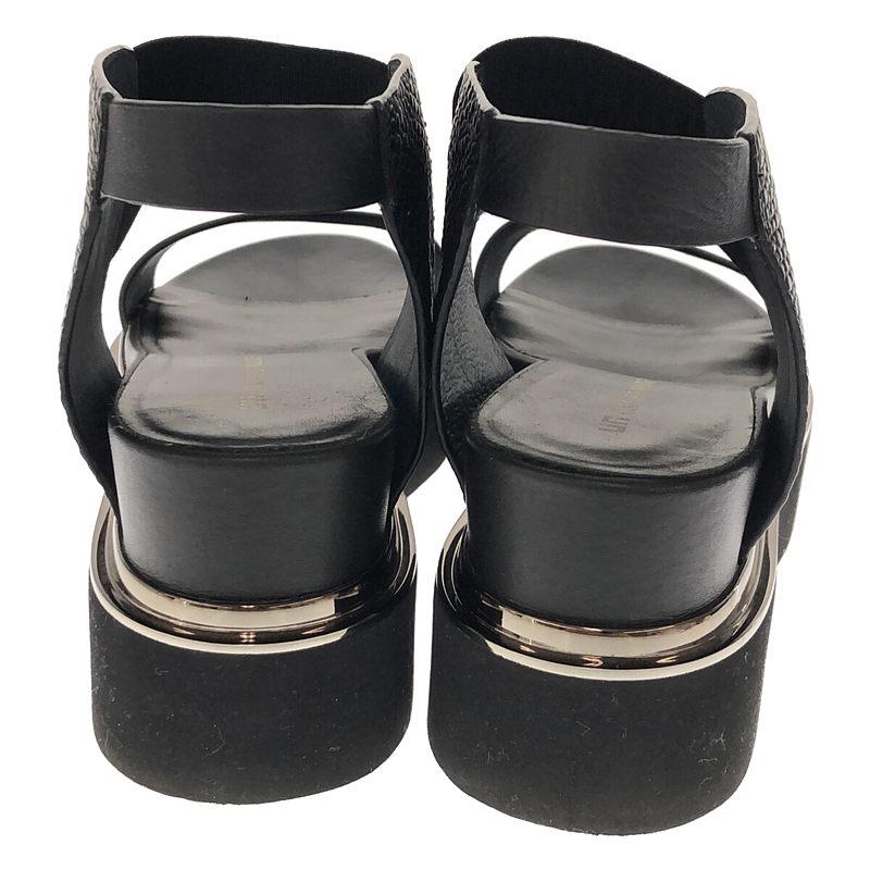 美品】 UNITED NUDE ユナイテッド ヌード Rico Sandal レザー リコ サンダル 箱・保存袋有 39 BLACK レディース :xprv47ovxzls:KLD ヤフーショッピング店 通販 ユナイテッドヌード サンダル 39