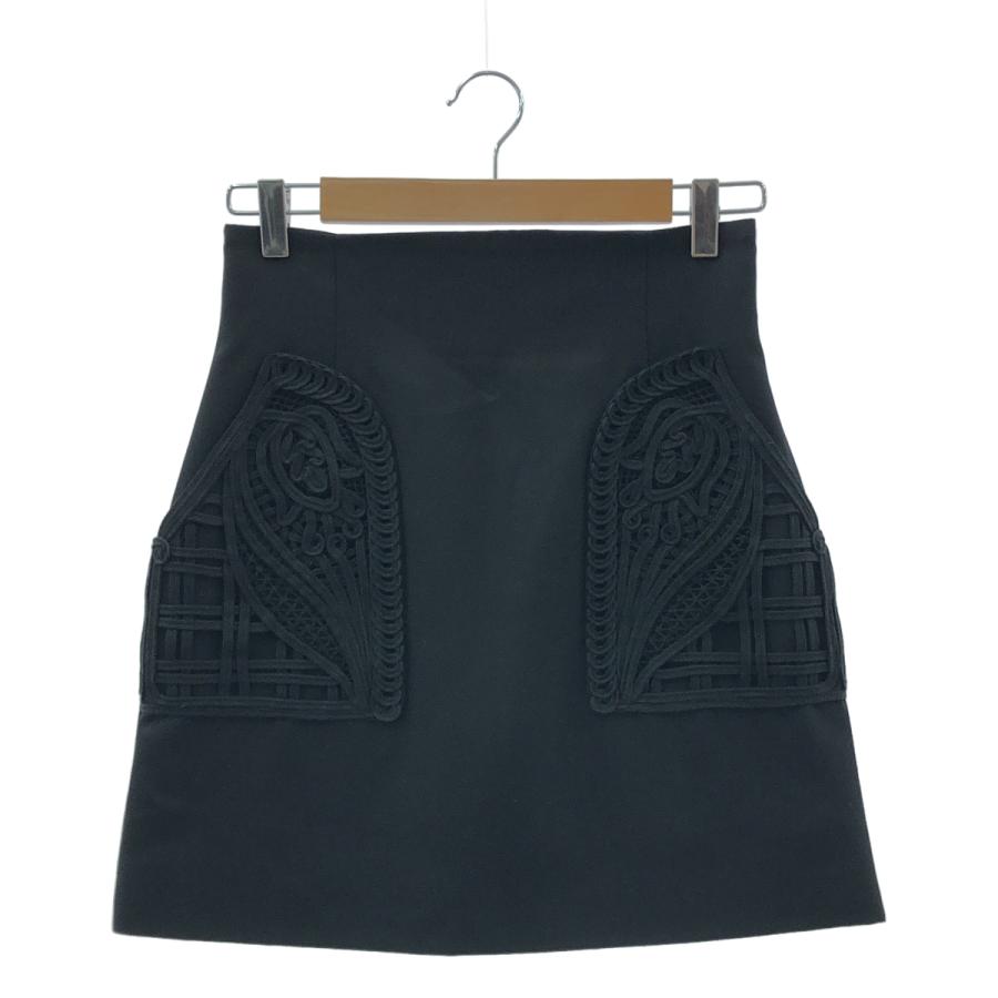 マメクロゴウチ Wool High Waisted Mini Skirt 美品】 Mame Kurogouchi / マメクロゴウチ | Wool High Waisted Mini