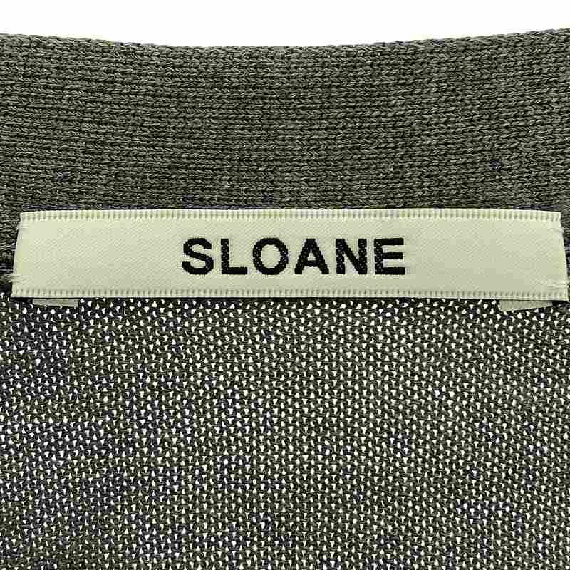 SLOANE（スローン） | 14G シルクコットン 天竺Vネックカーディガン