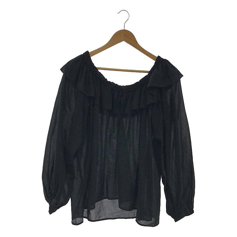 Spick&Span フリルカラーブラウス