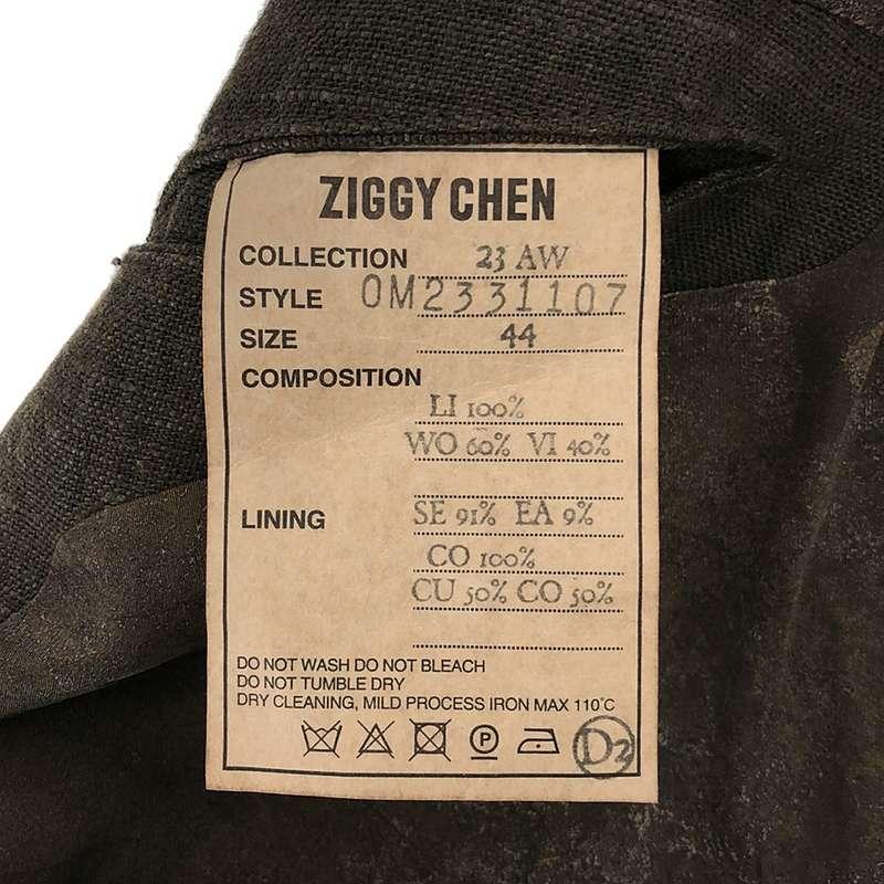 美品】 ziggy chen / ジギーチェン | 2023AW HEAVY LINEN SINGLE 美品】 ziggy chen / ジギーチェン | 2023AW HEAVY LINEN SINGLE