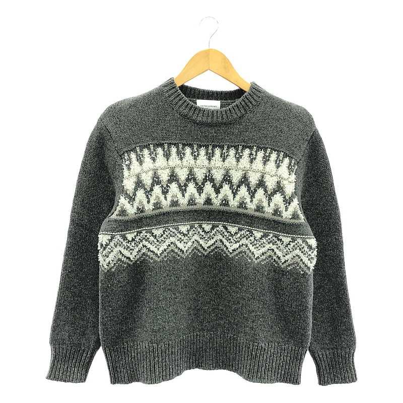 UNITED ARROWS / ユナイテッドアローズ | ノルディック セーター ニット | F | グレー | レディース | UNITED ARROWS