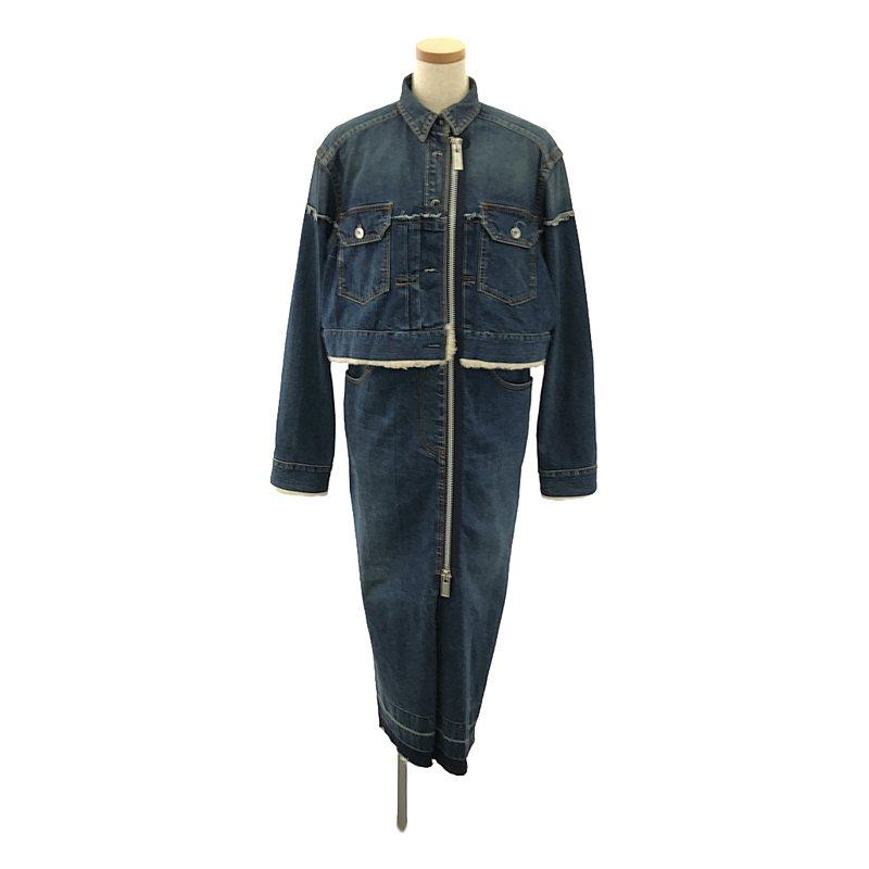 sacai 【美品】 / サカイ | 2020AW ジップアップ ボアミックス デニム 