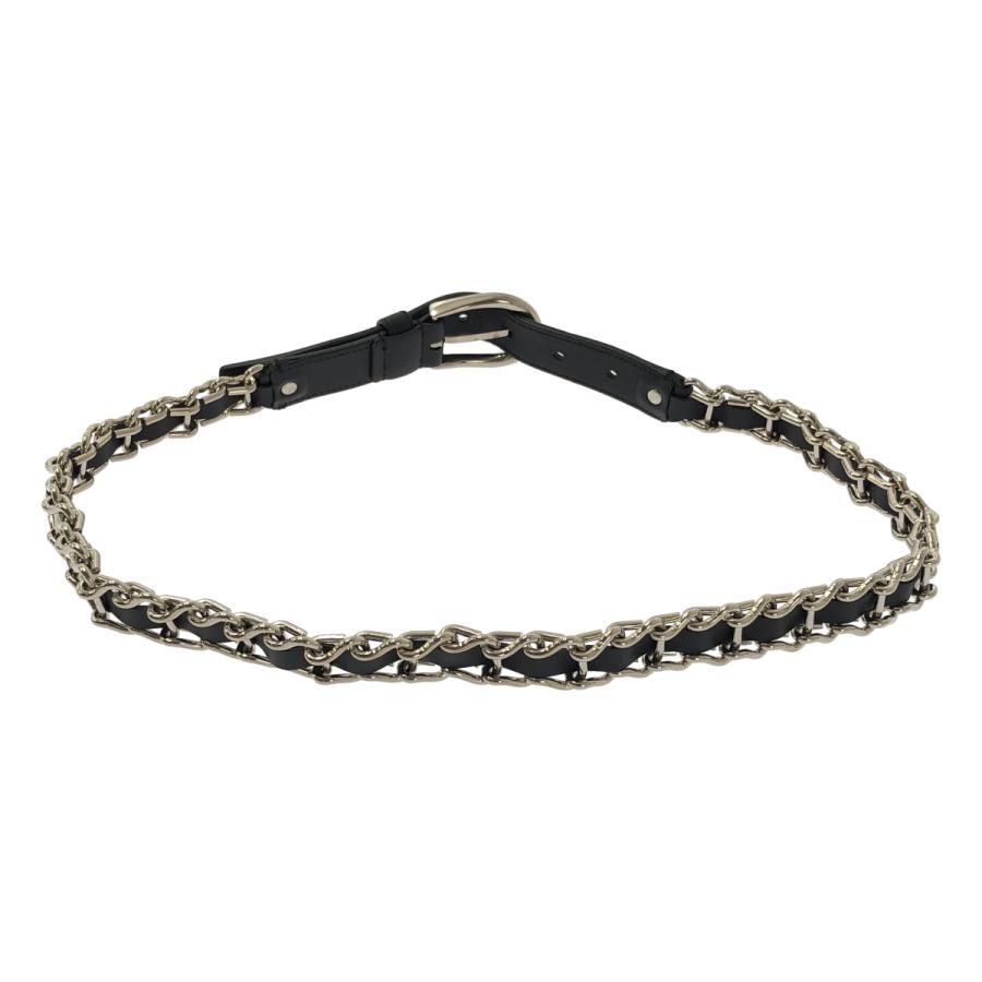miu miu（ミュウミュウ） レザー チェーン ベルト : KLD ヤフー