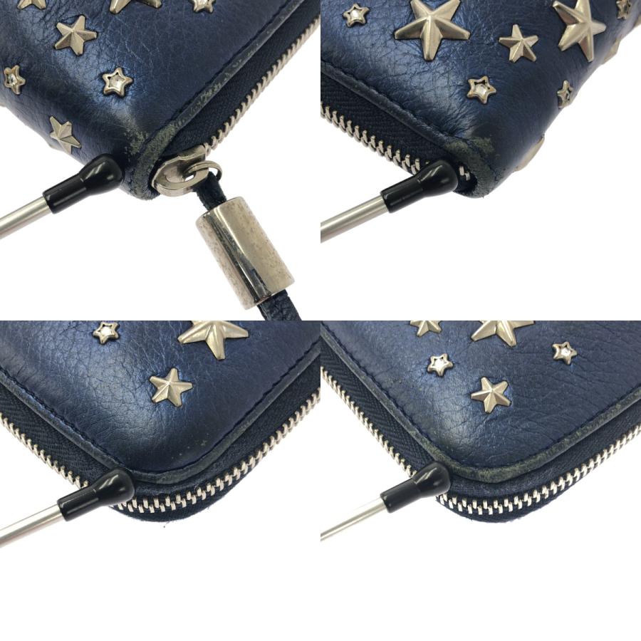 JIMMY CHOO（ジミーチュウ） ロックスタッズ ラウンドジップ ロング