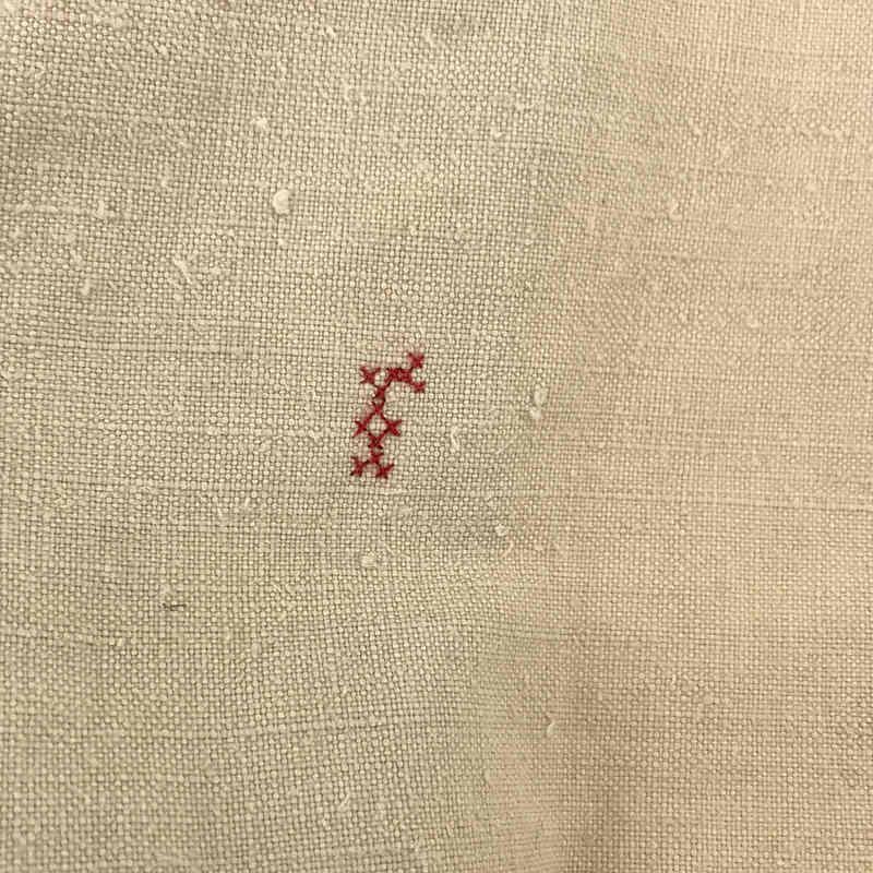 VINTAGE / ヴィンテージ古着 | 1900年代初頭 アンティーク French Linen Shirt フランス リネン 刺繍 ロングシャツ スモック | 生成り｜kldclothing｜05