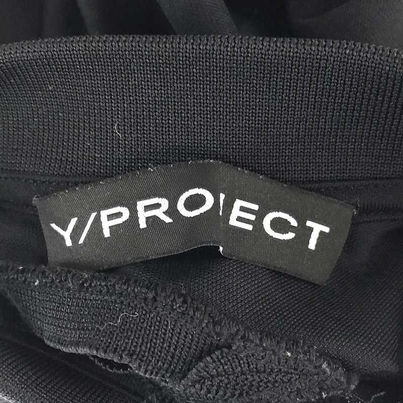 【美品】  Y/PROJECT / ワイプロジェクト | ツイストダブルカラー アシンメトリー 変形ポロシャツ | 36 | ブラック | レディース｜kldclothing｜05