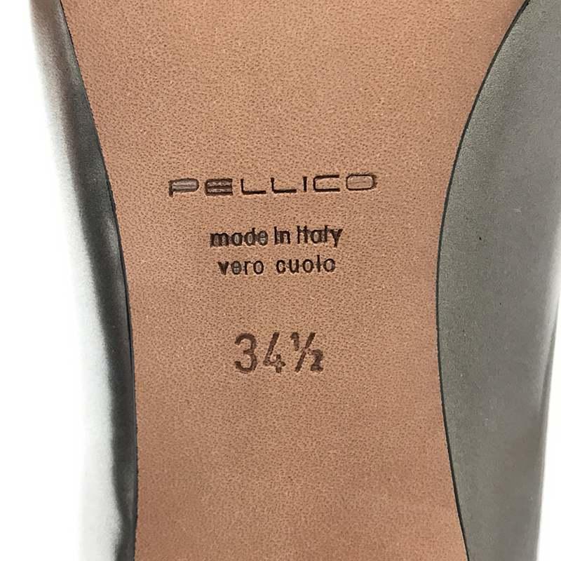 【美品】  PELLICO / ペリーコ | ポインテッドトゥ ヒール パンプス | 34 1/2 | シルバー | レディース｜kldclothing｜06