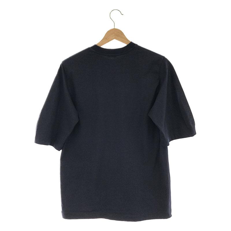 【美品】  LOEFF / ロエフ | 2022SS | オーガニックコットン ショートスリーブ Tシャツ | ネイビー | レディース｜kldclothing｜04