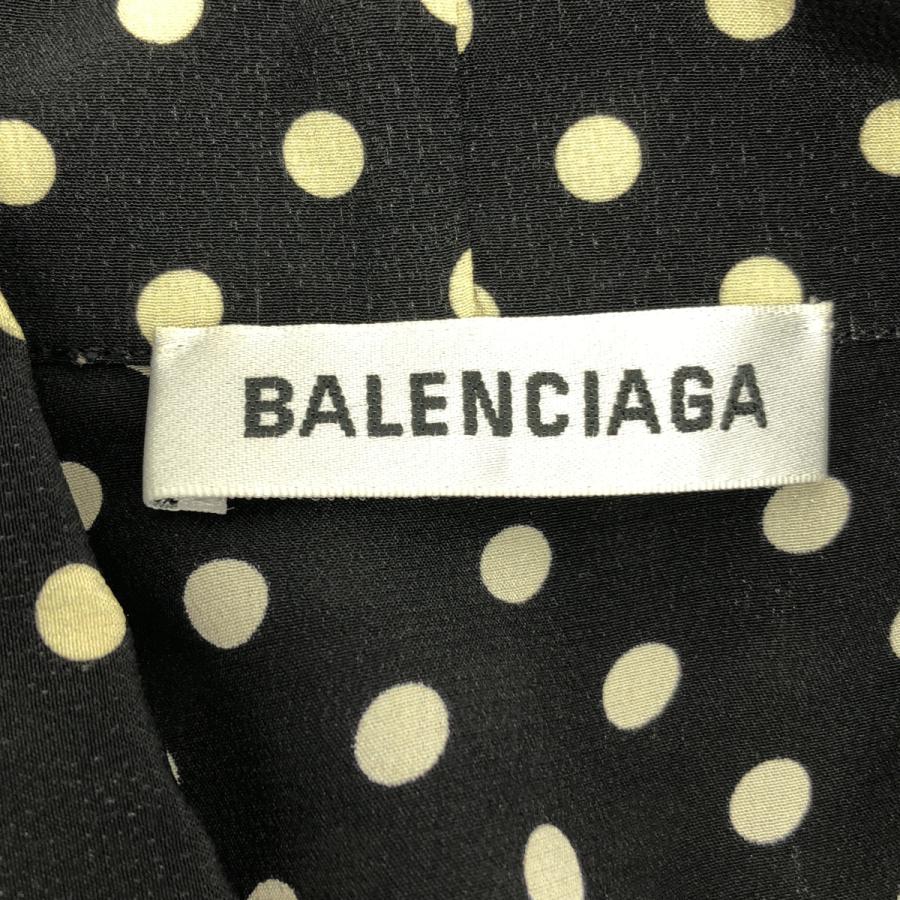 BALENCIAGA（バレンシアガ） ドット アシンメトリー ブラウス シャツ 