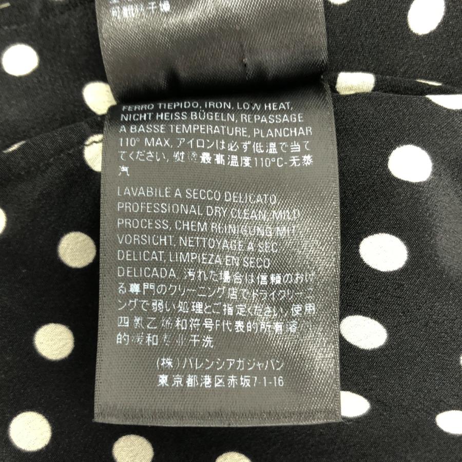 BALENCIAGA（バレンシアガ） ドット アシンメトリー ブラウス シャツ 