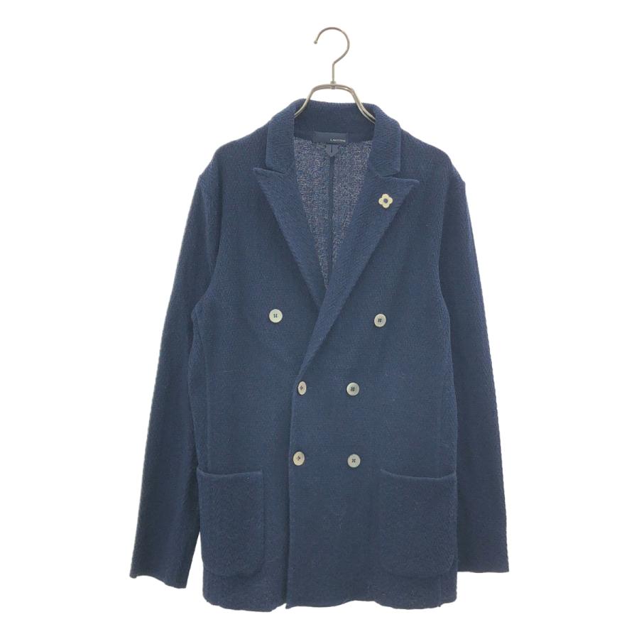LARDINI（ラルディーニ） コットン ブートニエール ニット ダブル 