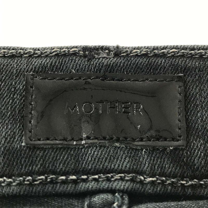 MOTHER / マザー | Deuxieme Classe ドゥーズィエムクラス 取扱い FADED BLACK INSIDER CROP インサイダー クロップド デニム パンツ | 28｜kldclothing｜07