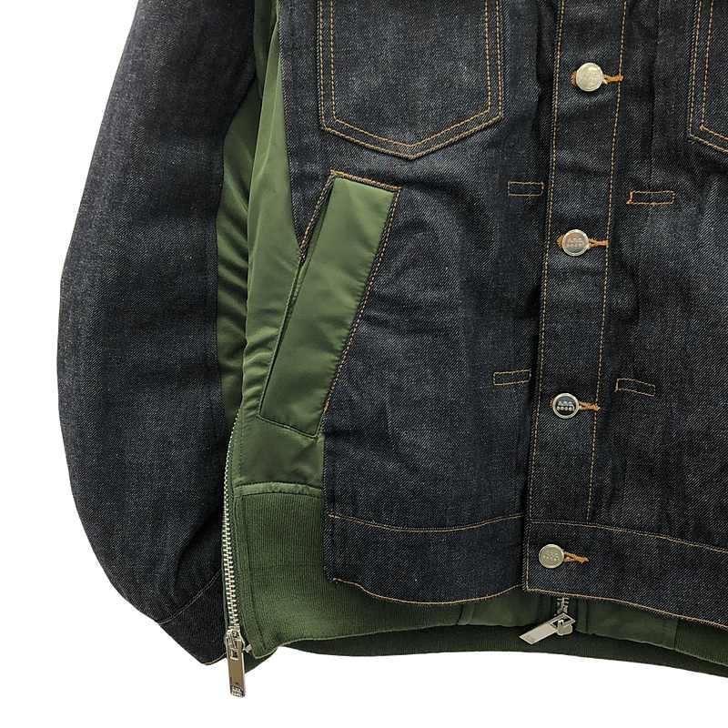 sacai / サカイ | × A.P.C EIMI Denim Jacket MA-1 デニム sacai / サカイ | × A.P.C EIMI Denim Jacket MA-1 デニム