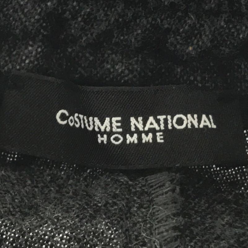 CoSTUME NATIONAL / コスチュームナショナル | HOMME イタリア製 ウール ポリエステル センタークリース イージー パンツ | 46 | グレー | メンズ｜kldclothing｜06