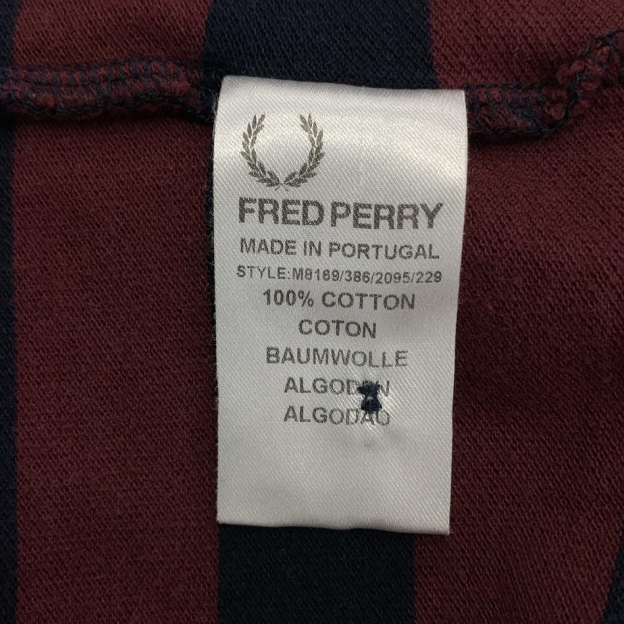 FRED PERRY / フレッドペリー | ワンポイントロゴ ポロシャツ カットソー | 40 | ボルドー/ネイビー | メンズ | FRED PERRY | 05