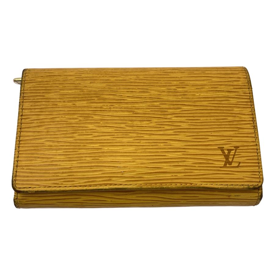 ルイヴィトン エビ ポルトモネビエトレゾール 二つ折り財布 レザー イエロー LOUIS VUITTON Louis Vuitton / ルイヴィトン | エピ ポルトモネ