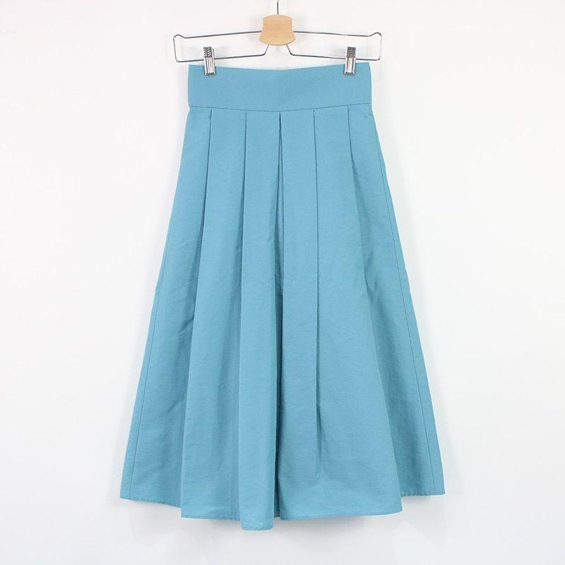 ELIN 【美品】 / エリン | ロング フレアスカート 36 ブルー : KLD  