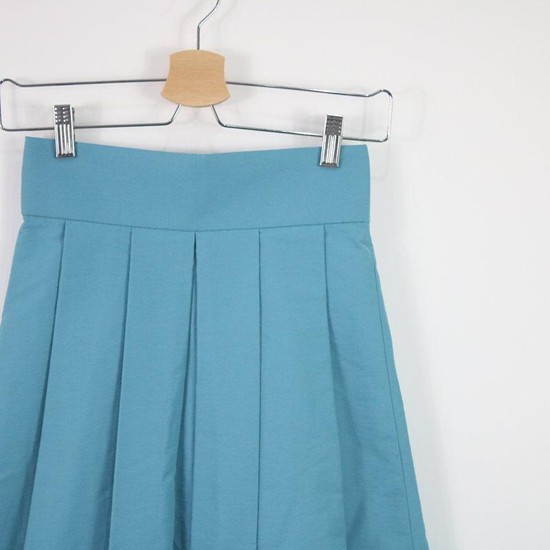 ELIN 【美品】 / エリン | ロング フレアスカート 36 ブルー : KLD  