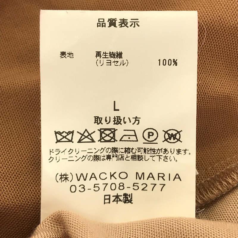 【美品】  WACKO MARIA / ワコマリア | 2021SS | TWO-TONE 50’S SHIRT 開襟シャツ | L | ブラウン | メンズ｜kldclothing｜06