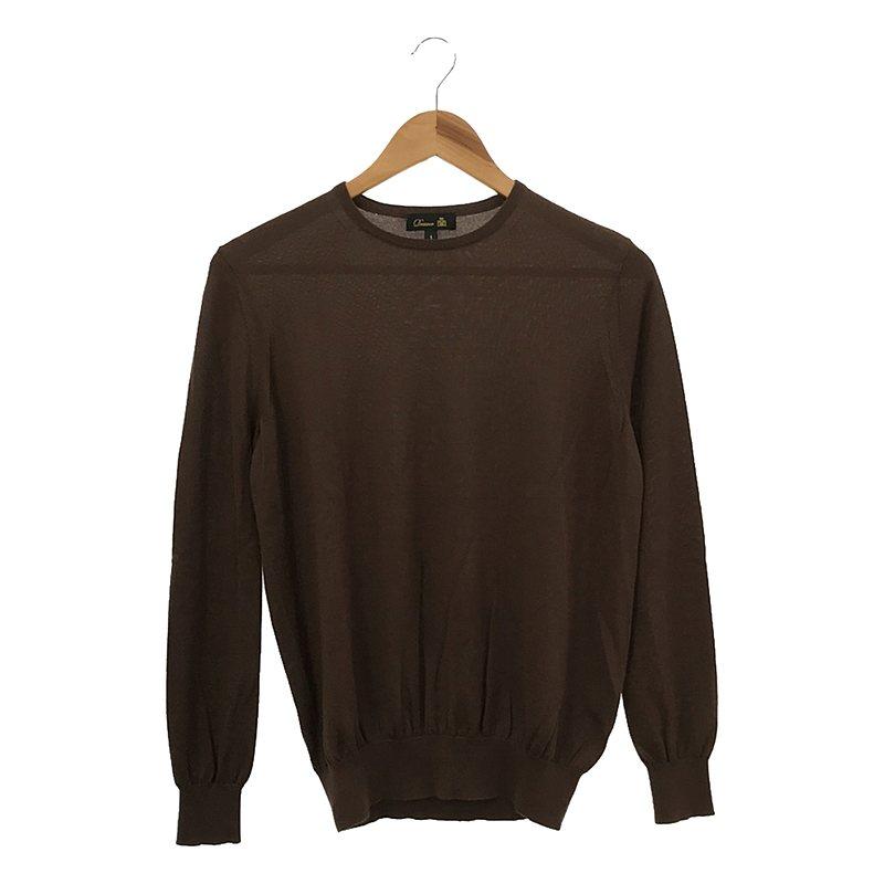 Drawer / ドゥロワー | 18Gカシミヤシルククルーネックニット | 1  