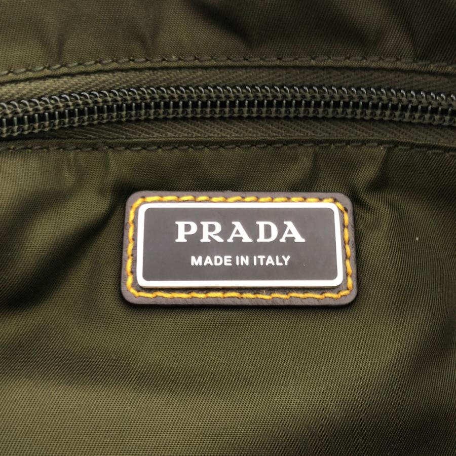 PRADA / プラダ Re-Nylon ナイロン スエード ミディアム ショルダーバッグ_5