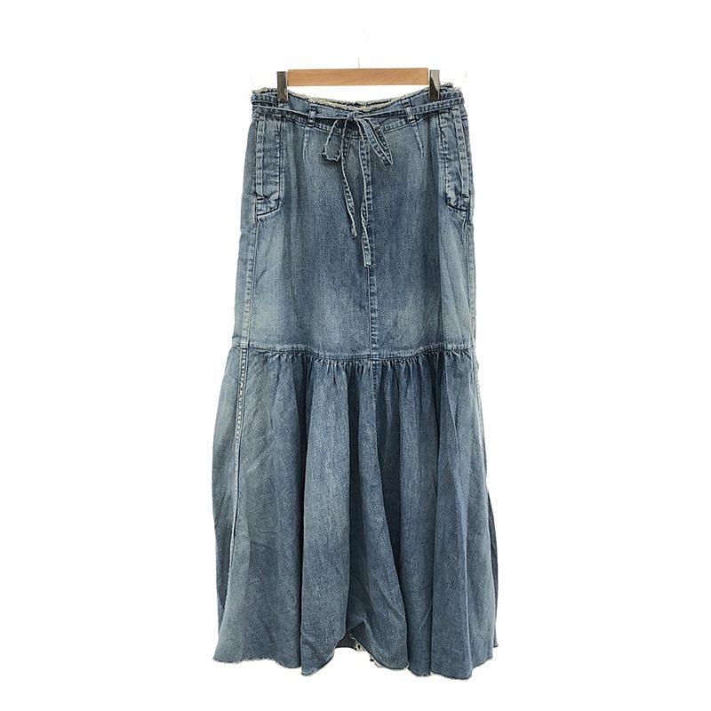 NOWOS NOWOS / ノーウォス | Denim skirt カットオフ デニム