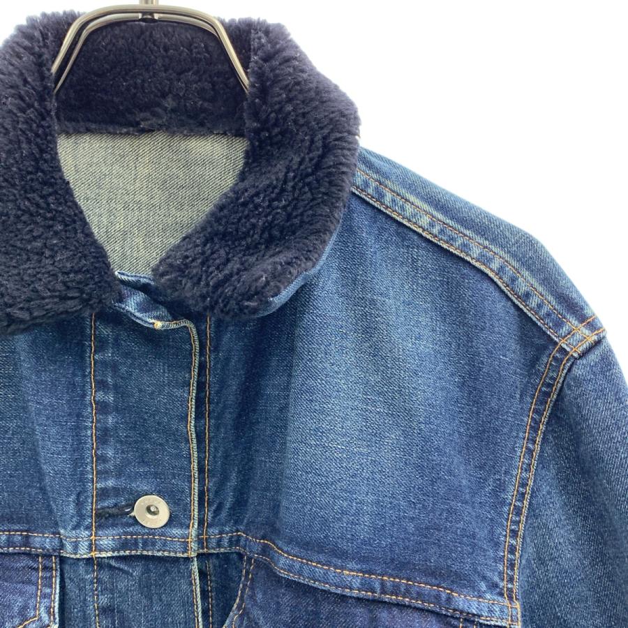 sacai（サカイ） ボアカラー サイドジップ デニムジャケット : KLD