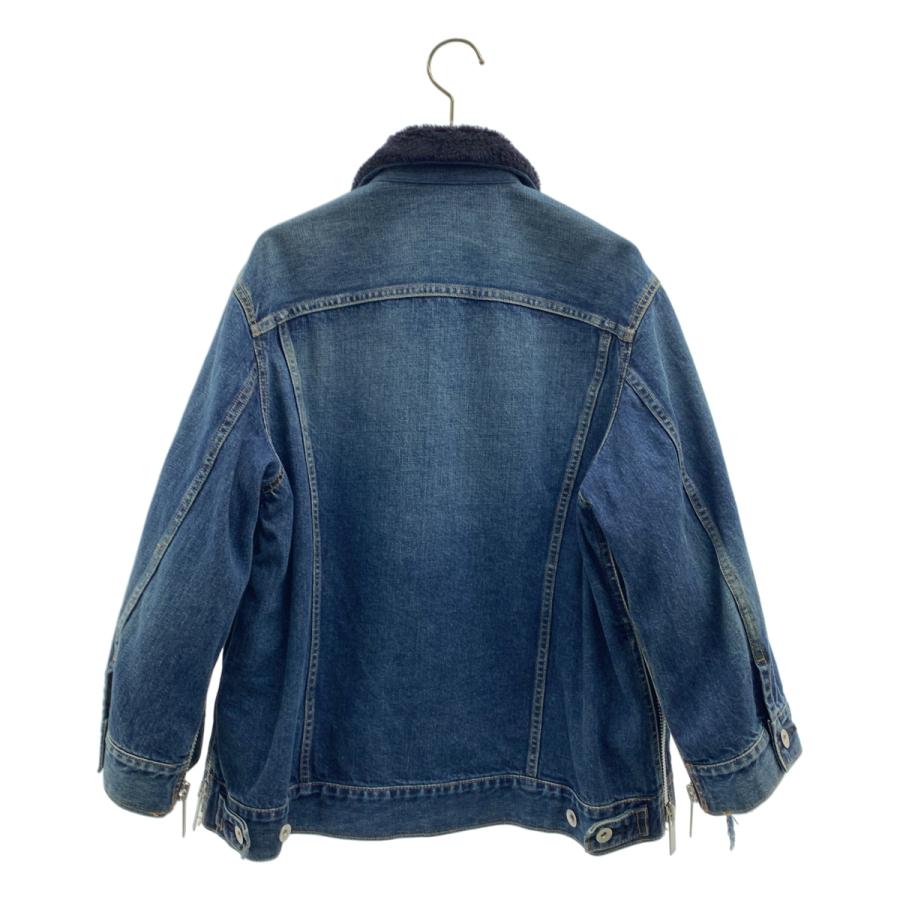 sacai ボアカラー サイドジップ デニムジャケット sacai（サカイ） ボアカラー サイドジップ デニムジャケット : KLD