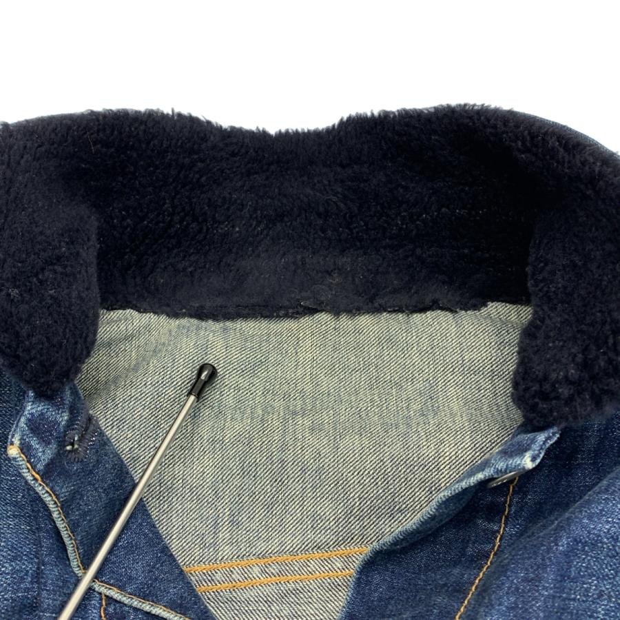 sacai（サカイ） ボアカラー サイドジップ デニムジャケット : KLD