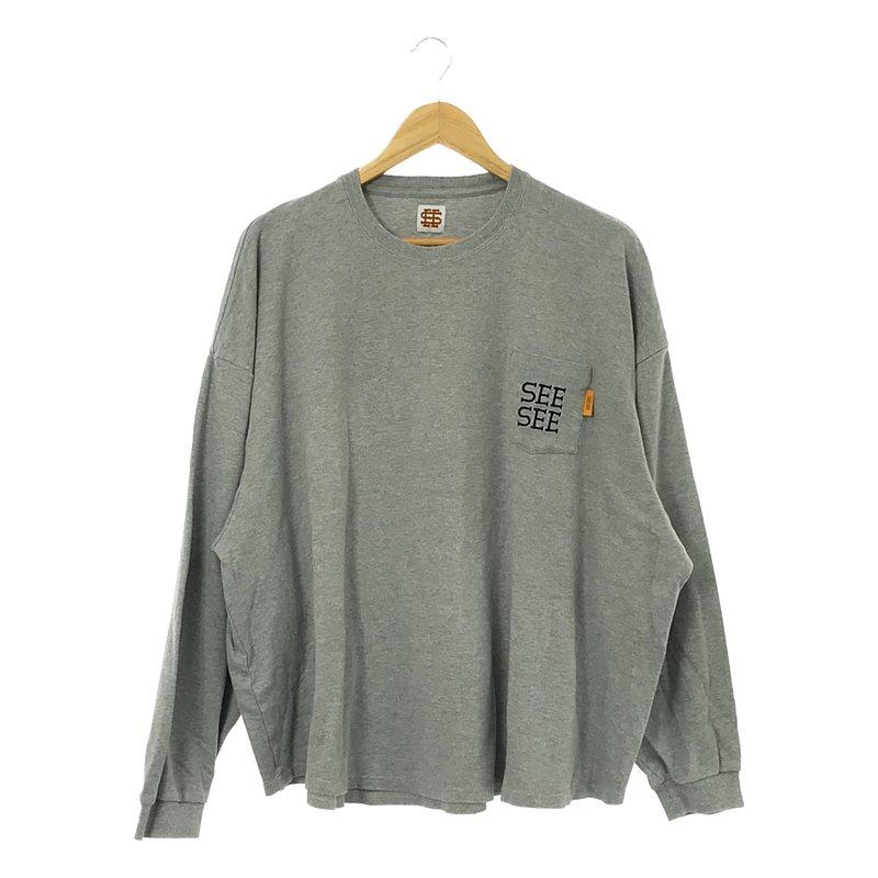 SEE SEE / シーシー | ロゴ刺しゅう クルーネック ロングスリーブ 