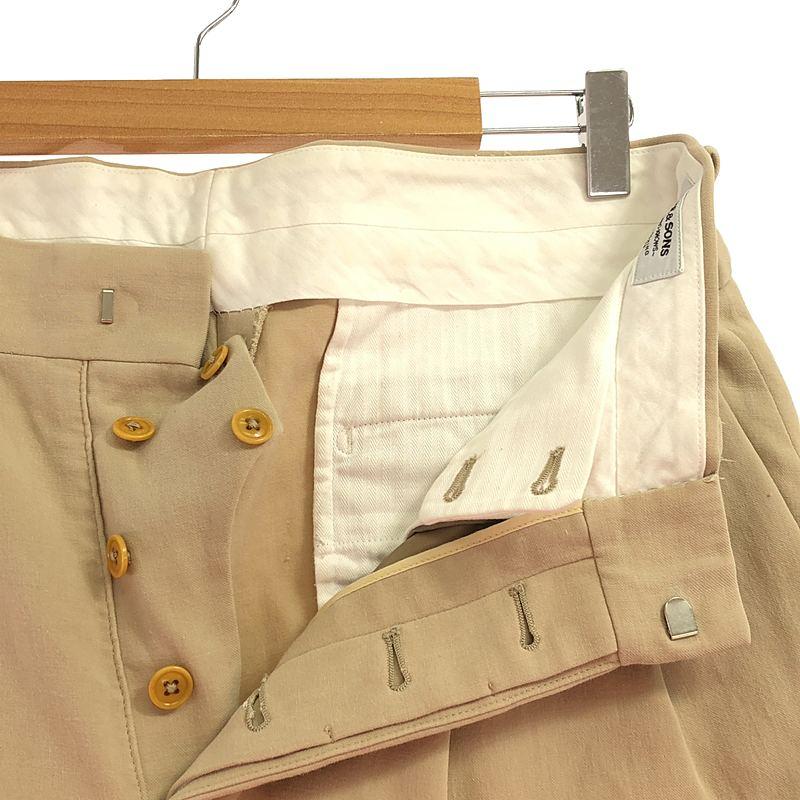 MAATEE&SONS 2TUCK TROUSERS