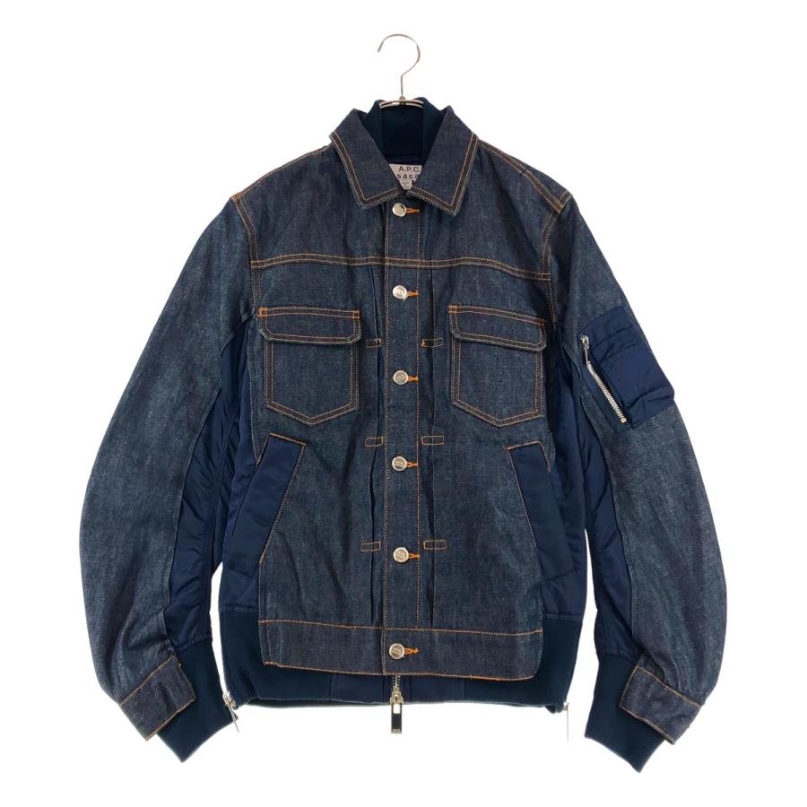 sacai（サカイ） ×A.P.C. / 'EIMI DENIM JACKET'MA-1ドッキング デニム