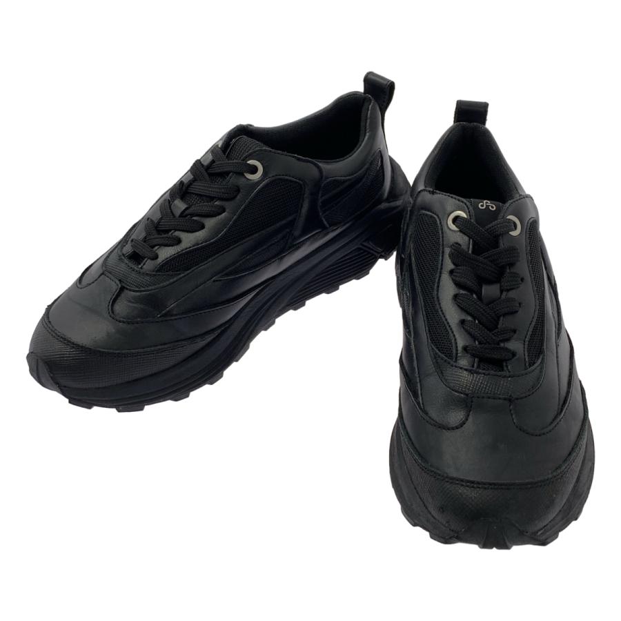 【美品】  OAO / オーエーオー | THE CURVE / Vibram / ビブラムソール レザー ローカット スニーカー | 27 | ブラック | メンズ OAO / オーエーオー THE CURVE Vibram ビブラムソール レザー