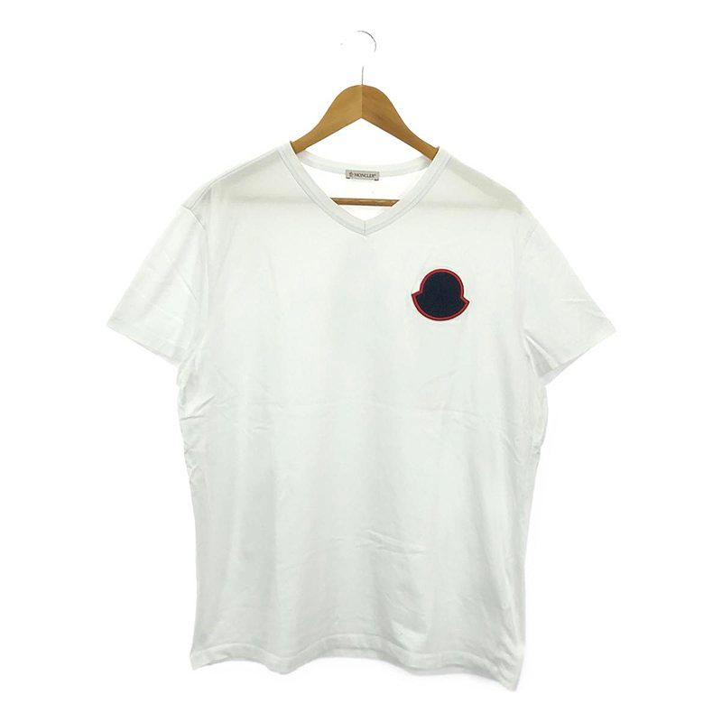 美品】 MONCLER / モンクレール | MAGLIA SCOLLO A V / デカ コットン 