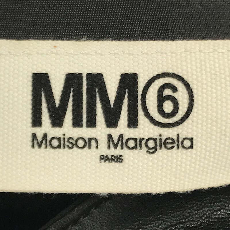【美品】  MM6 Maison Margiela / エムエムシックスメゾンマルジェラ | 2021SS | フェイク レザー ジャパニーズ トート バッグ | ブラック｜kldclothing｜04
