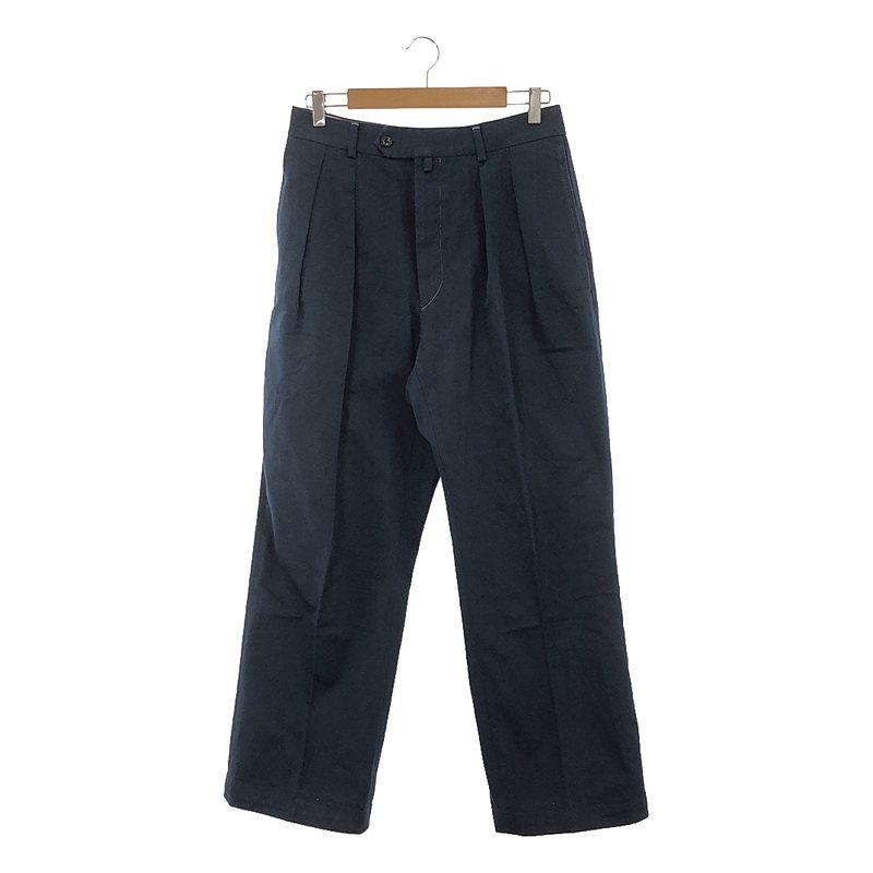 NEAT / ニート | 2タック テーパード パンツ | 46 | ネイビー | メンズ 