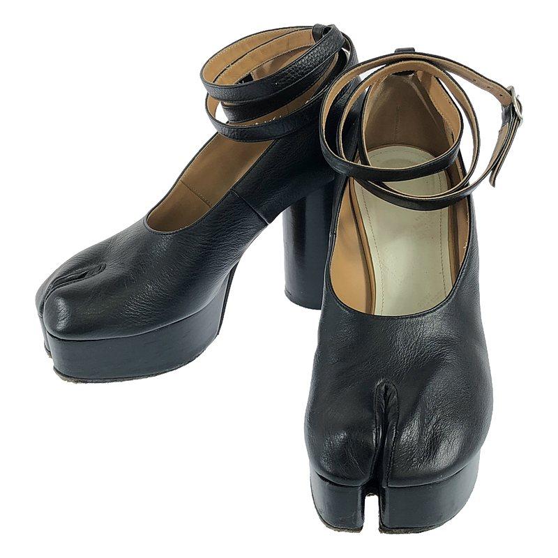 マルジェラレザーストラップパンプス