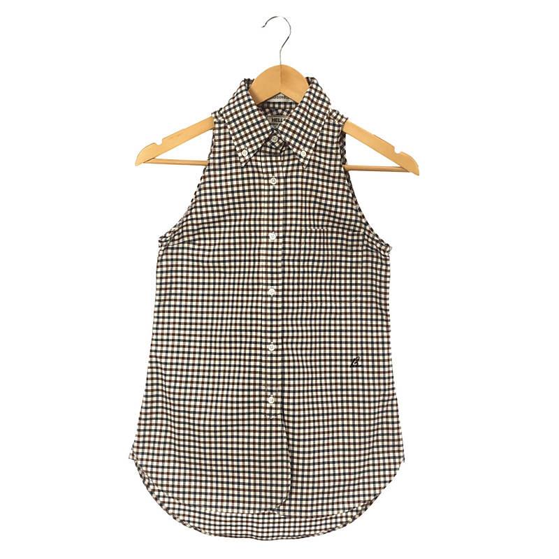 MADISON BLUE / マディソンブルー | SLEEVELESS MADISON GINGHAM SHIRT 