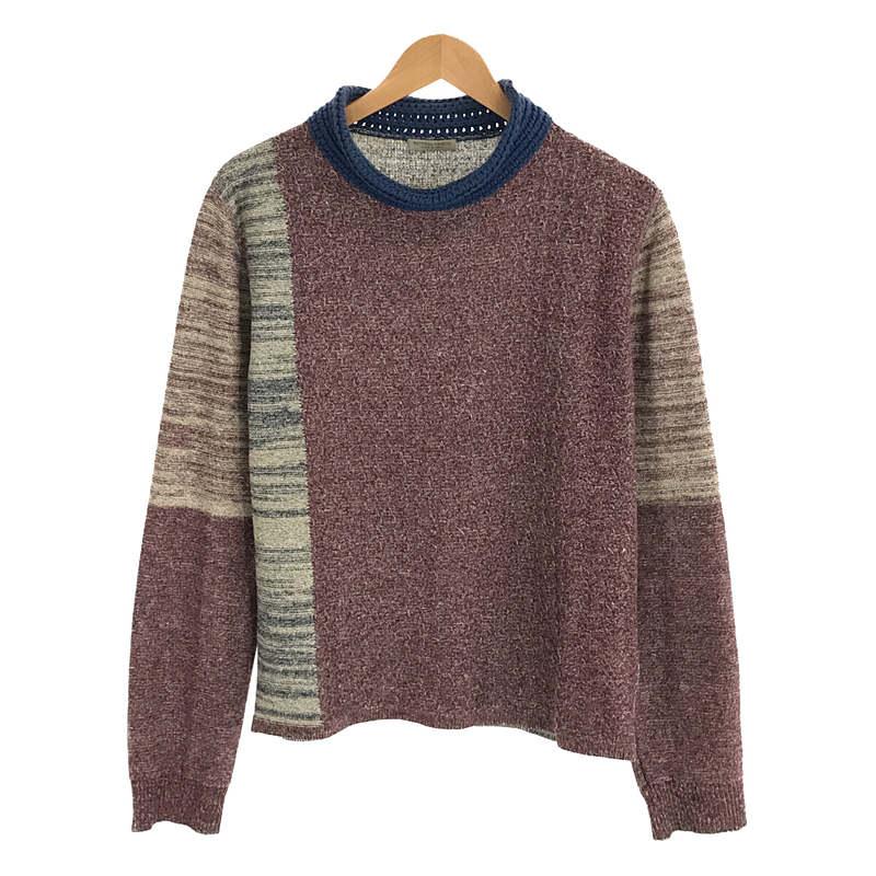 BOTTEGA VENETA | イタリア製 コットン ハイネック 切替 プルオーバー  