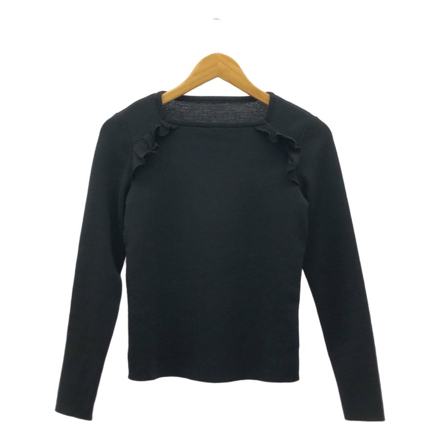 FOXEY / フォクシー | フリージア フリル ウールニット トップス 38  