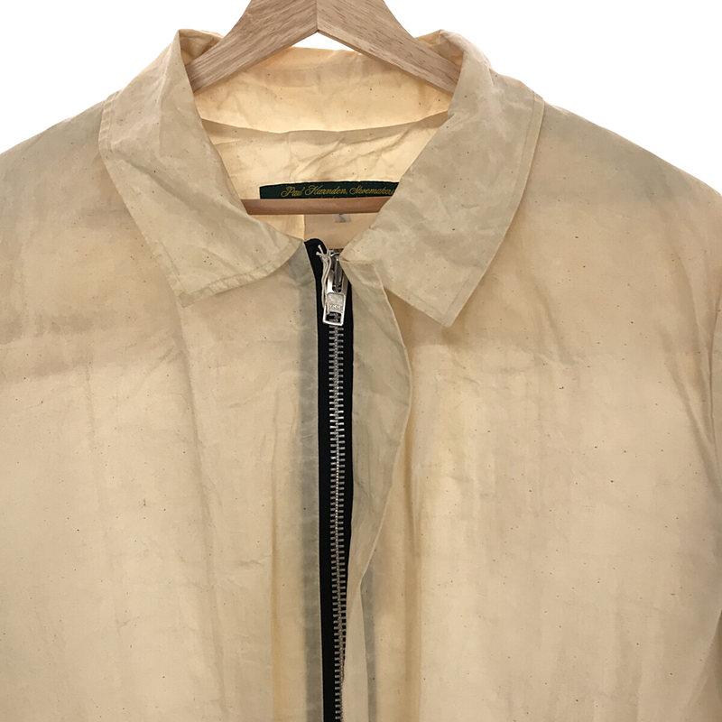 Paul Harnden / ポールハーデン | Mens Unlined Mac - zip / オイルド マックコート | L | Natural Wax | メンズ｜kldclothing｜07