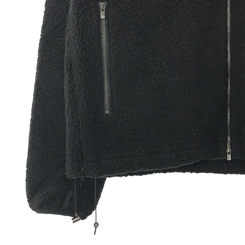 FUMITO GANRYU / フミトガンリュウ | ventilation fleece jacket / ノーカラー ボア ジャケット ブルゾン | 1 | ブラック | メンズ｜kldclothing｜03