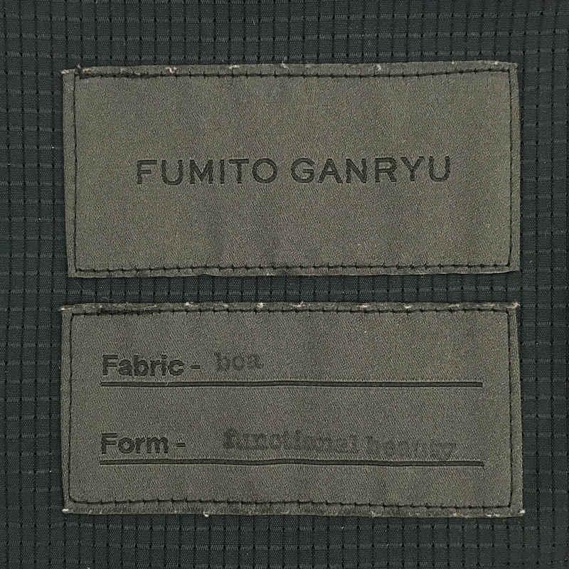 FUMITO GANRYU / フミトガンリュウ | ventilation fleece jacket / ノーカラー ボア ジャケット ブルゾン | 1 | ブラック | メンズ｜kldclothing｜06