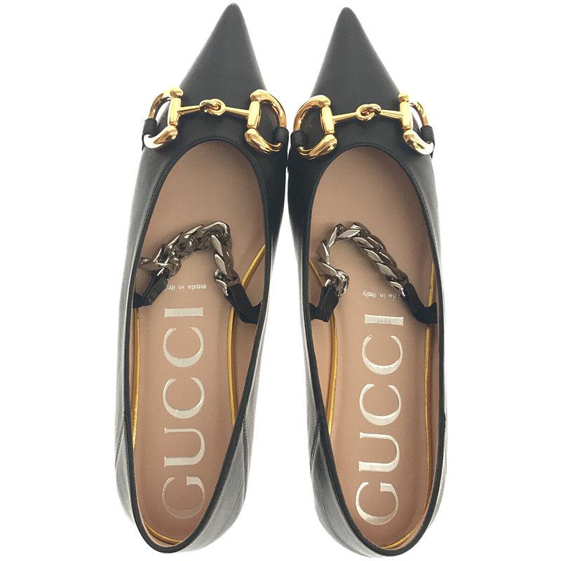 Gucci ホースビット付き ウィメンズ フラットバレエシューズ