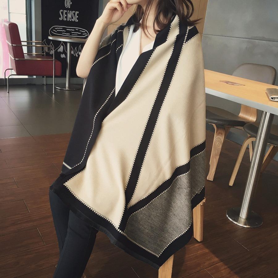 ストール ショール 大判ストール 幾何学模様 エレガントストール カシミヤタッチストール : kleelady - 通販 - Yahoo!ショッピング