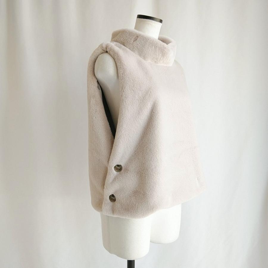 vivapresto ヴィヴァプレスト フェイクファーベスト 232404 ベスト